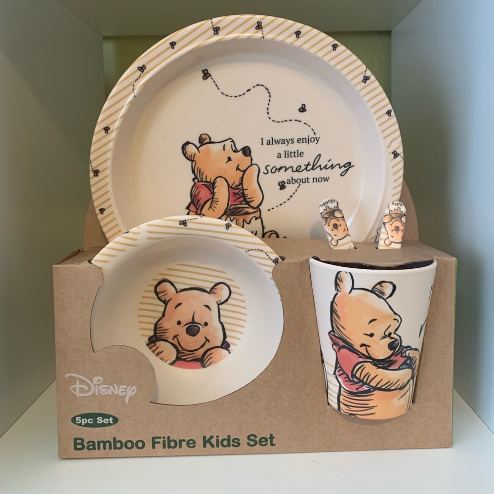 New Winnie the Pooh Bamboo Fibre Kids Set